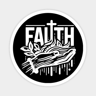 Hands and faith Magnet